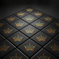 TITAN Crown Edition Interlocking Rubber Gym Floor Tiles
