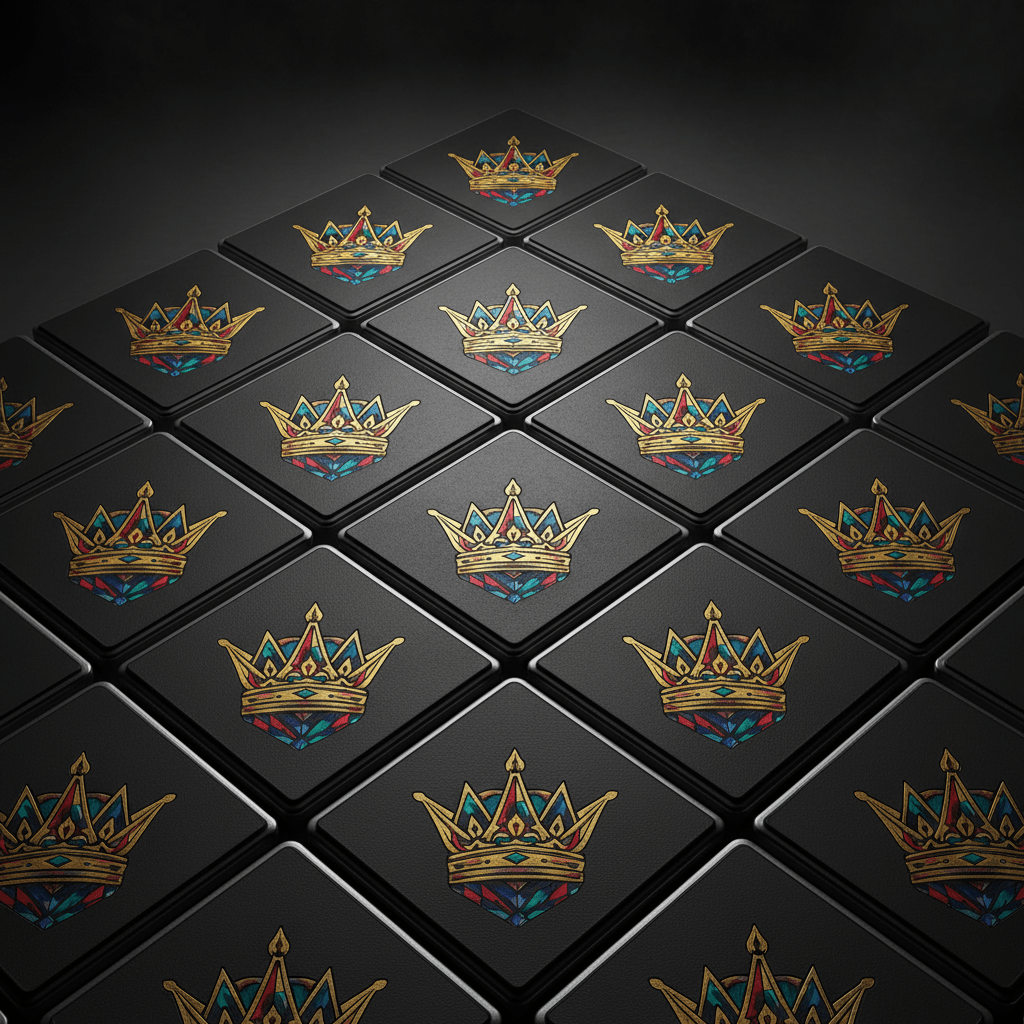 TITAN Crown Edition Interlocking Rubber Gym Floor Tiles