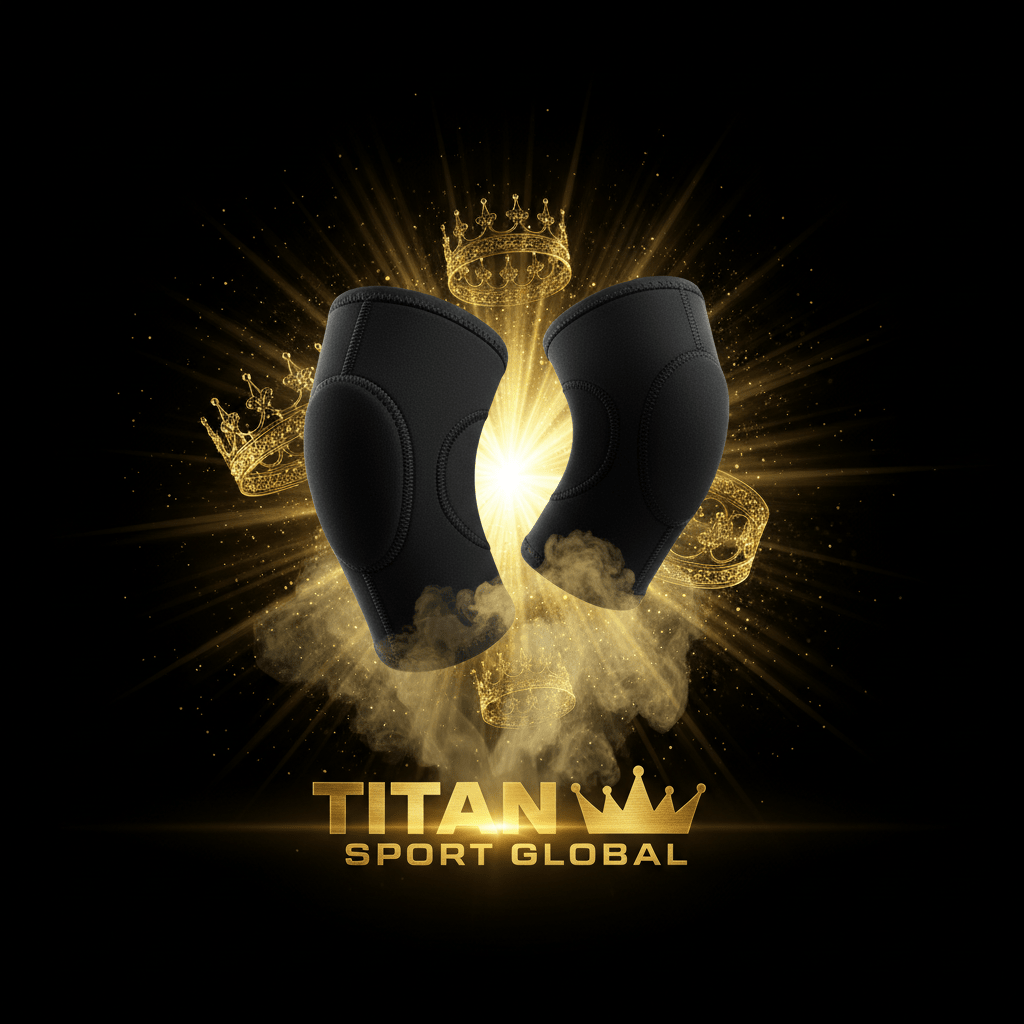 TITAN SPORT GLOBAL 7mm neoprene knee sleeves pair