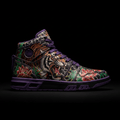 TITAN Streetwear Sneaker — Tiger Tattoo Deep Purple Crown Edition
