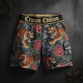 TITAN Crown Edition Tattoo Art Cargo Shorts Women's Athletic Bottoms