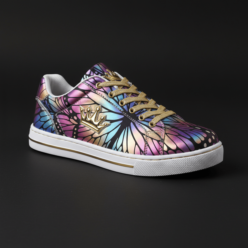 TITAN Kids Butterfly Wings Training Sneaker — Crown Edition