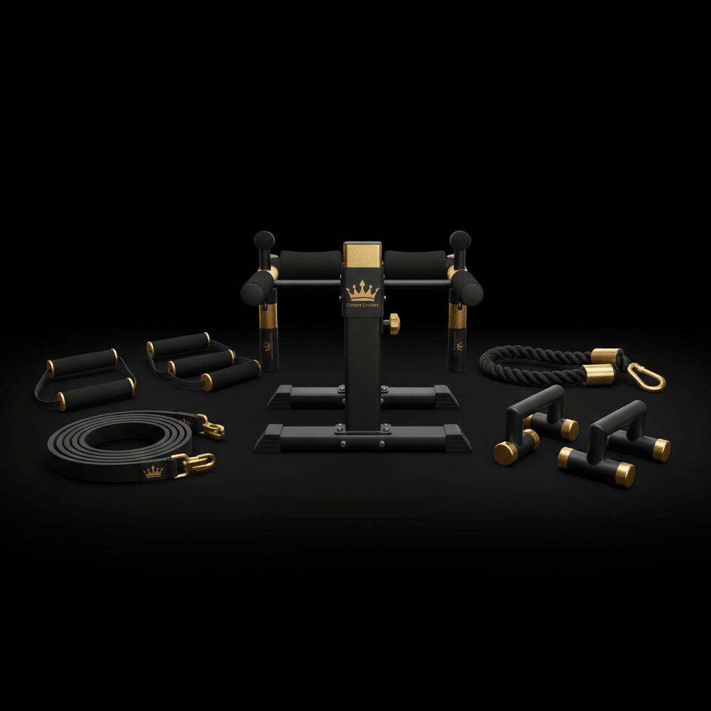 TITAN All-In-One Push Day Shoulder & Tricep Home Gym Kit — Crown Edition