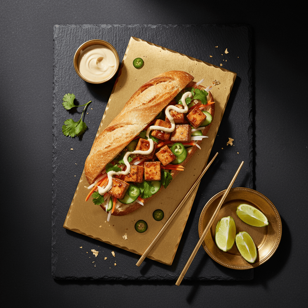 TITAN Vietnamese Vegan Tofu Bánh Mì Wrap Lunch