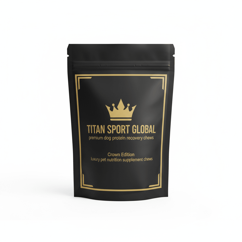 TITAN Dog Protein Recovery Chews — Post-Workout Nutrition for Athletic Dogs