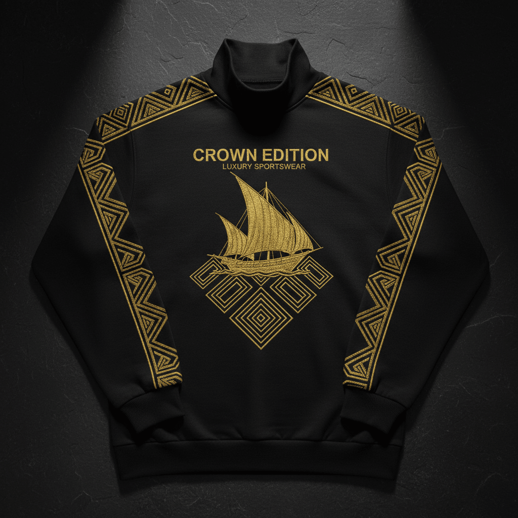 TITAN Swahili Coast Crewneck Turtleneck — Bahari Edition