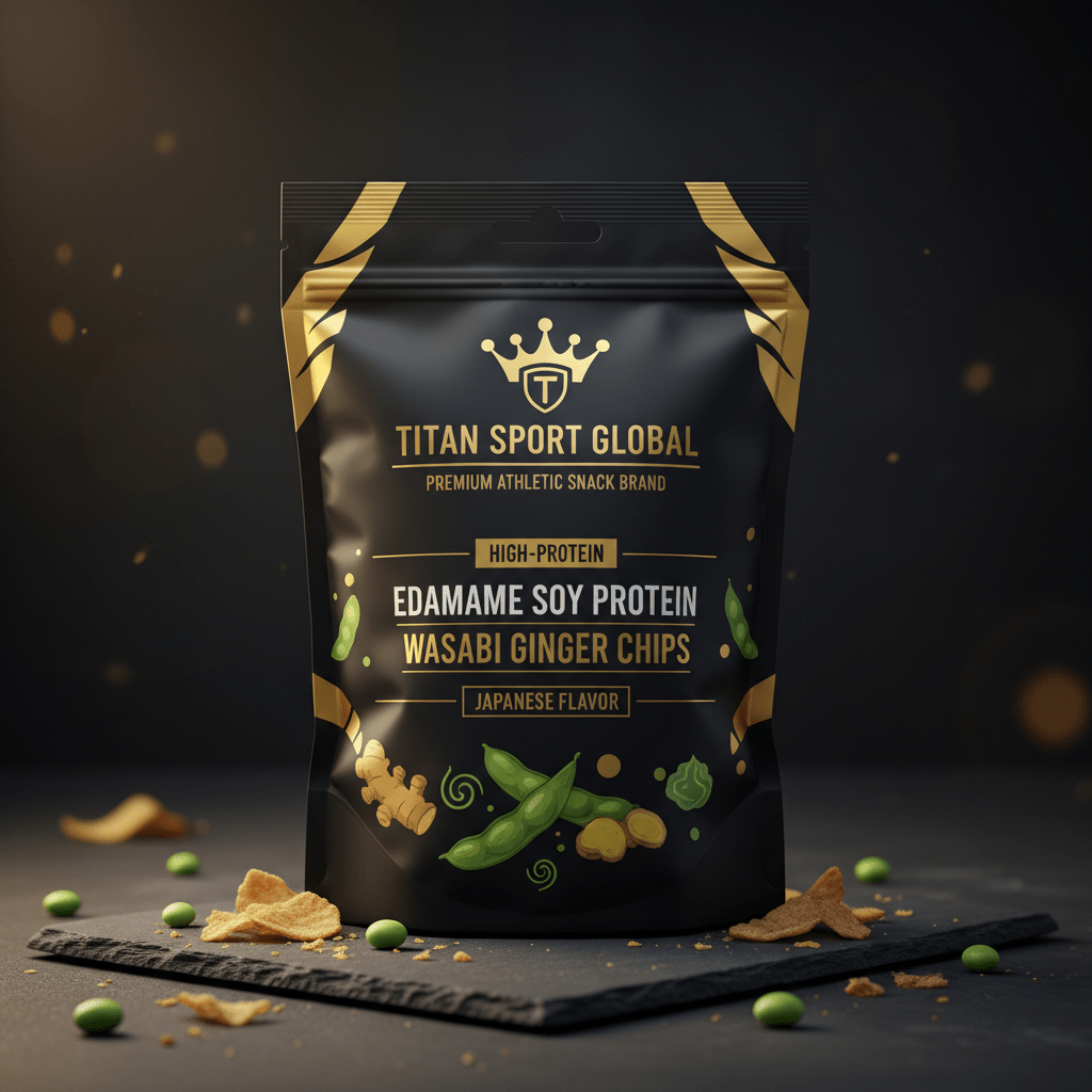 Edamame Soy Protein Wasabi Ginger Chips — TITAN SPORT GLOBAL