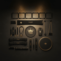 TITAN All-In-One Tennis Player's Home Gym Kit Crown Edition