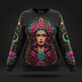 TITAN Plus Women's Goddess in Bloom Crewneck — Spiritual Crown Edition sizes 1X–5X