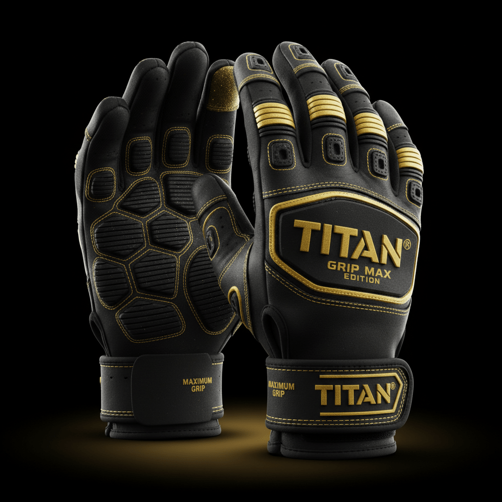 TITAN grip max lifting gloves