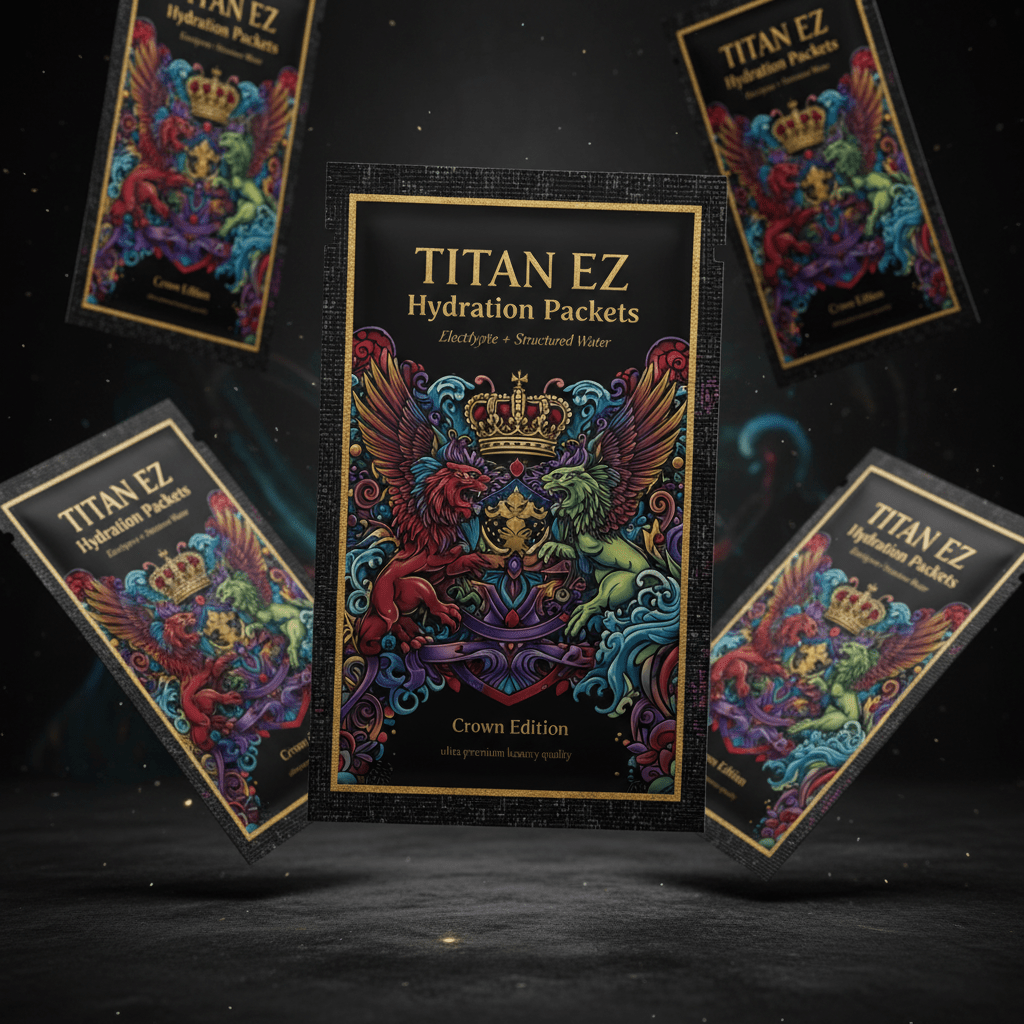 TITAN EZ Hydration Packets - Electrolyte + Structured Water