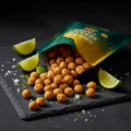 TITAN Roasted Chickpea Snack – Sea Salt & Lime, premium product photography