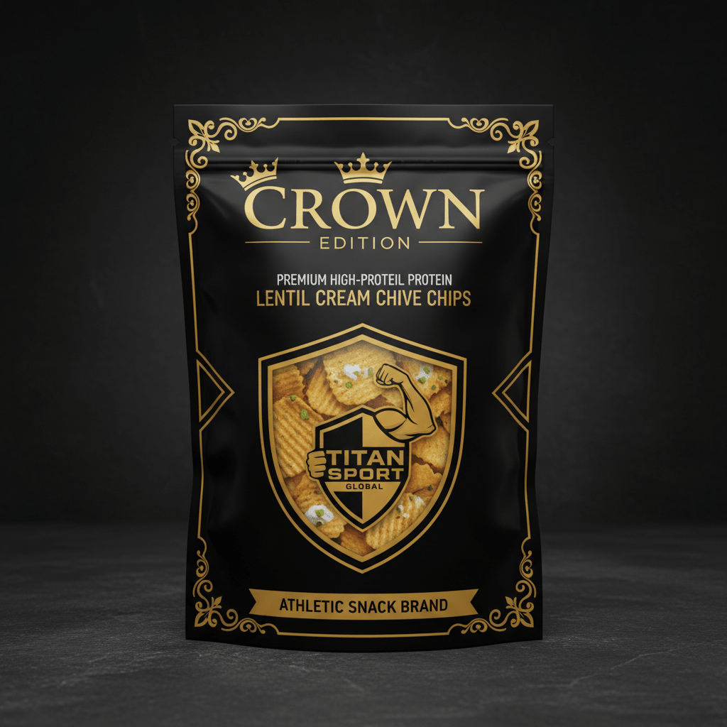 Lentil Protein Sour Cream & Chive Chips — TITAN SPORT GLOBAL