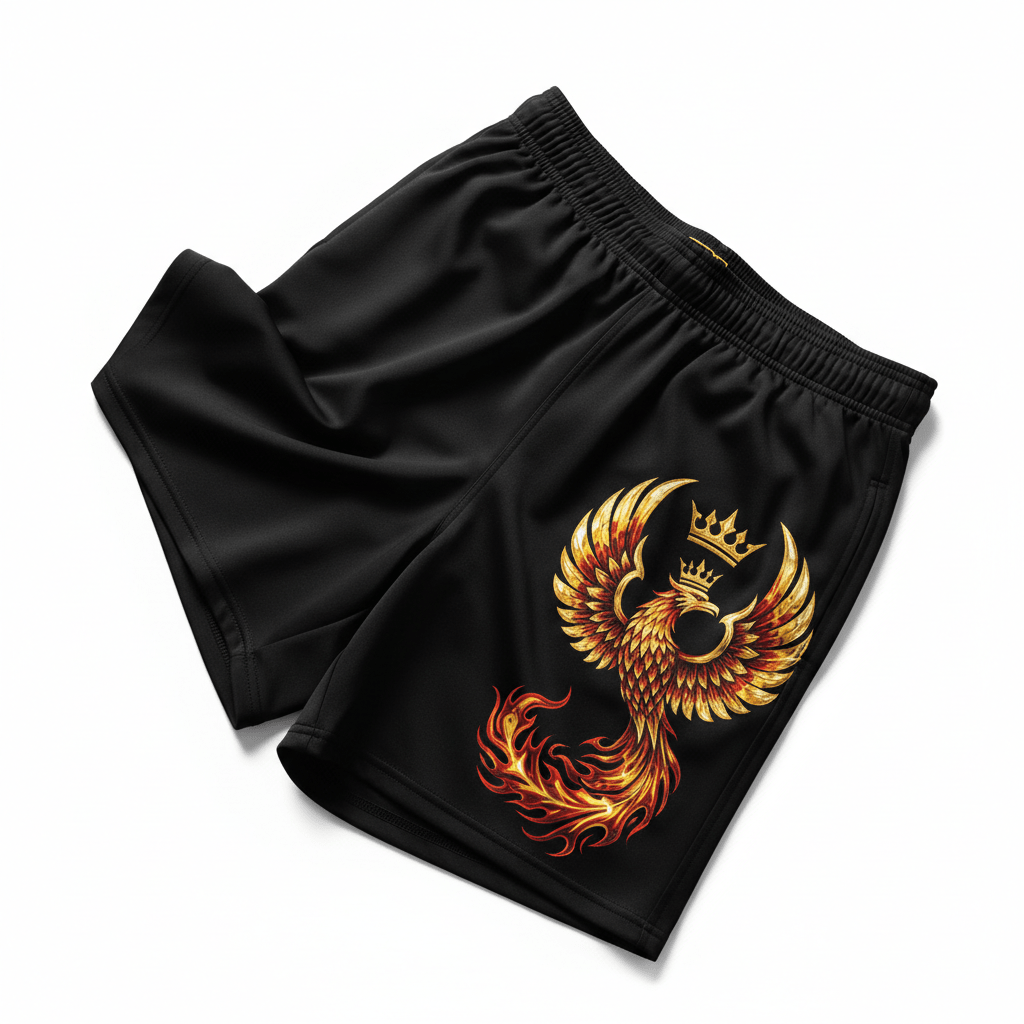 TITAN Phoenix Crown Running Shorts — Crown SWAG Edition