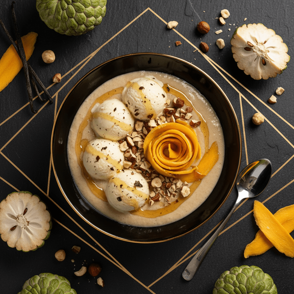 TITAN Cherimoya Custard Velvet Protein Fruit Bowl