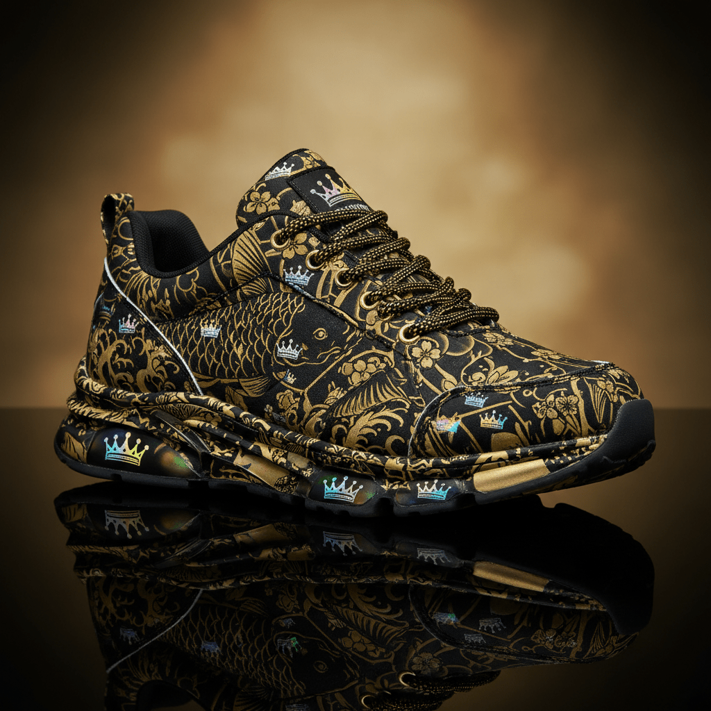 TITAN Koi Dynasty Luxury Lifestyle Sneaker Crown Edition