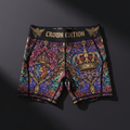 TITAN Crown Edition Women's Tattoo Art Compression Shorts