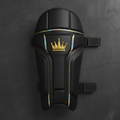 TITAN Crown Edition Cricket Thigh Guard Matte Black Gold