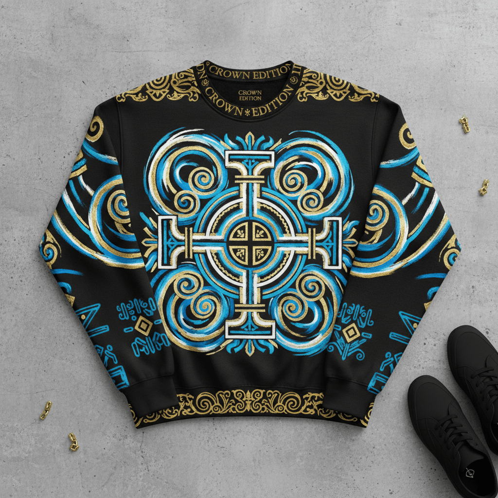 TITAN Women's Kongo Cosmogram Spirit Crewneck — Yowa Edition