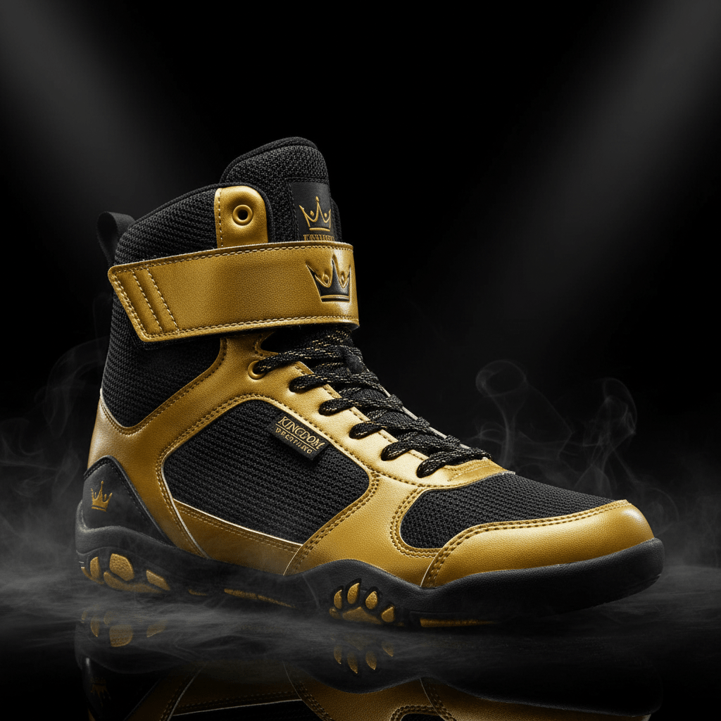 TITAN Wrestling Shoe Patriot Gold