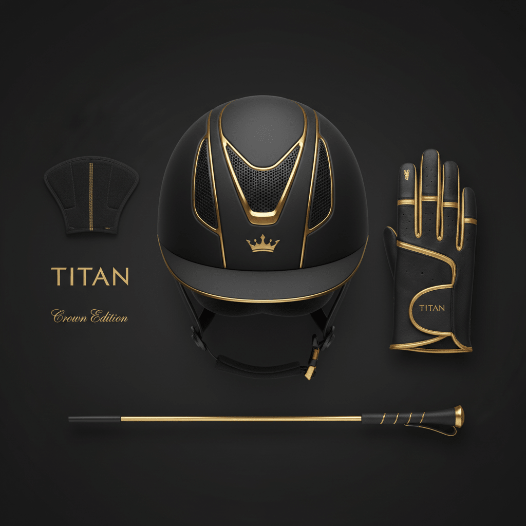 TITAN Crown Edition Equestrian Riding Helmet