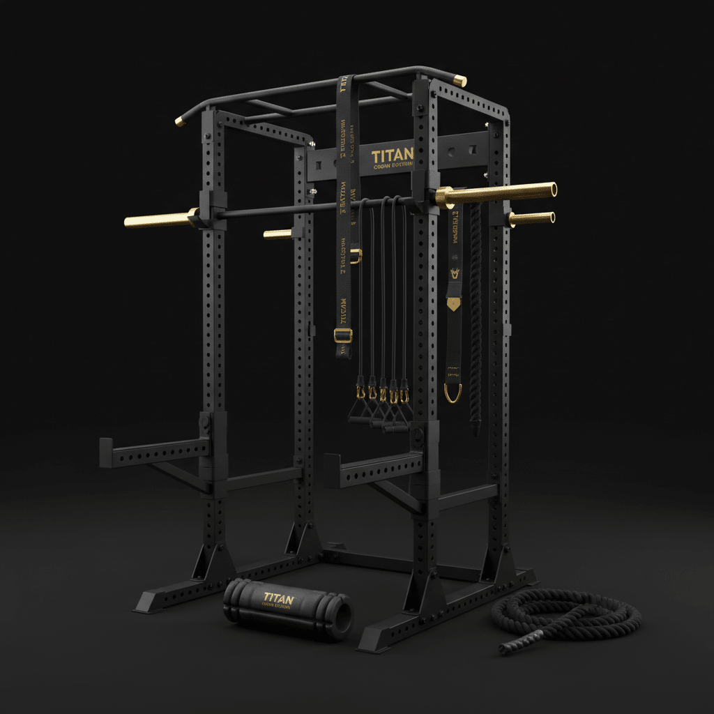 TITAN All-In-One Military Veteran's Strength & Recovery Home Gym Kit — Crown Edition
