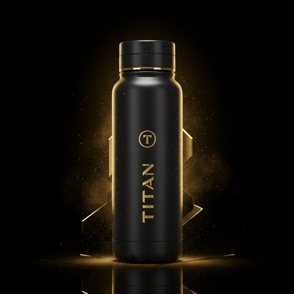 TITAN Water Bottle 32oz Insulated Stainless Steel