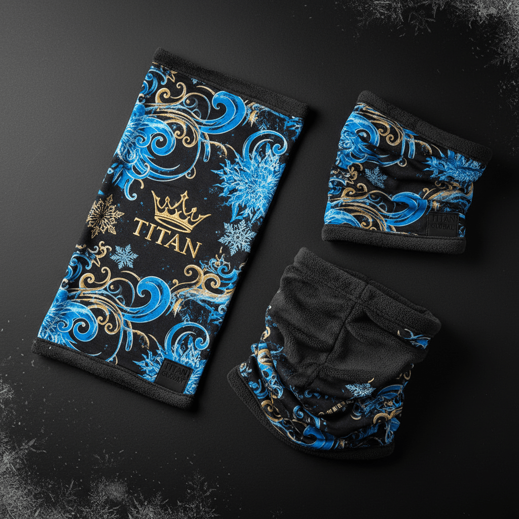 TITAN ScarfMax Neck Gaiter - Fleece-Lined Multifunctional flat lay