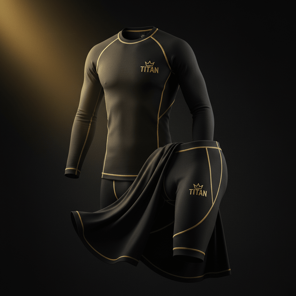 TITAN Pro Thermal Base Layer Set Black & Gold