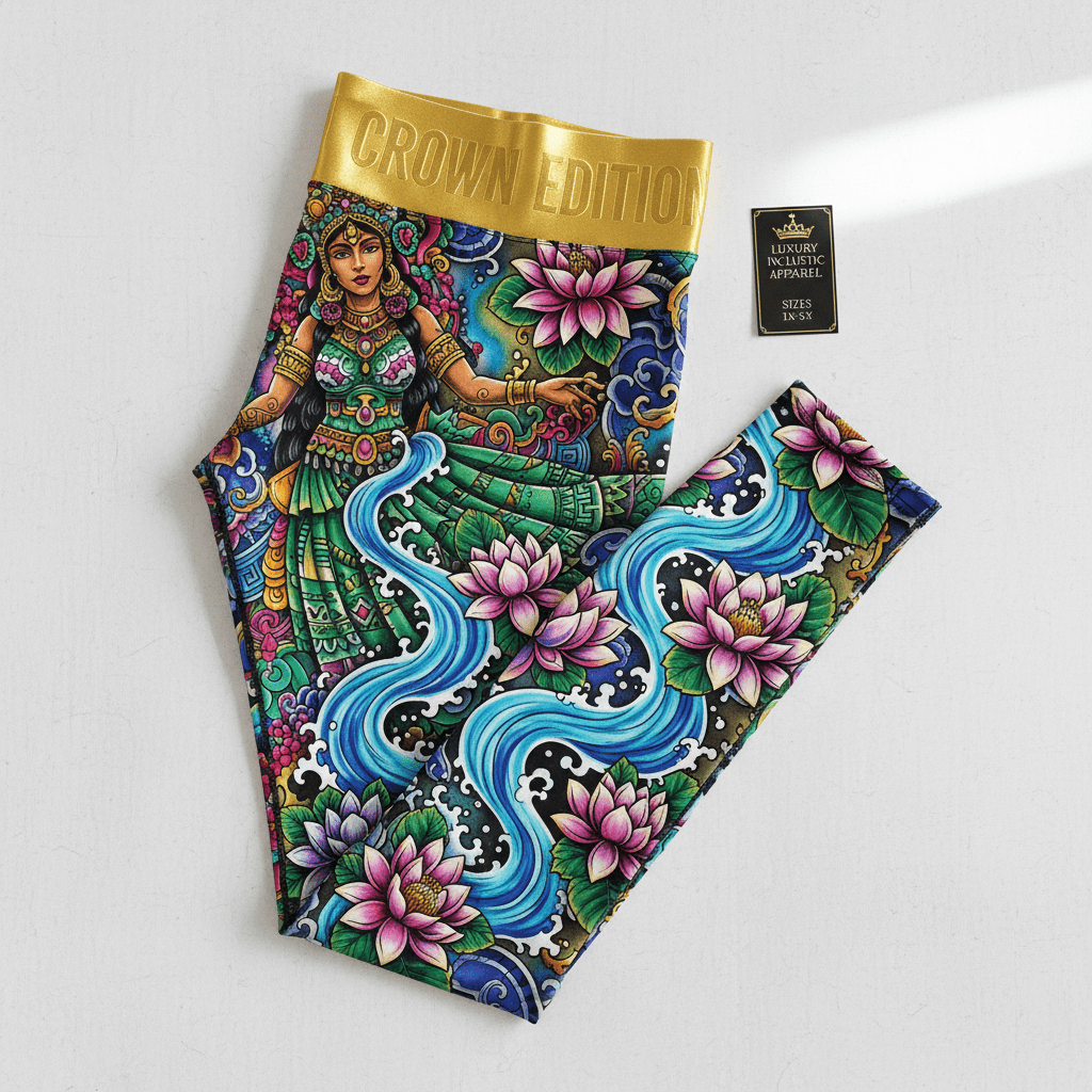 TITAN Plus Women's Jade River Leggings — Inclusive Crown Edition