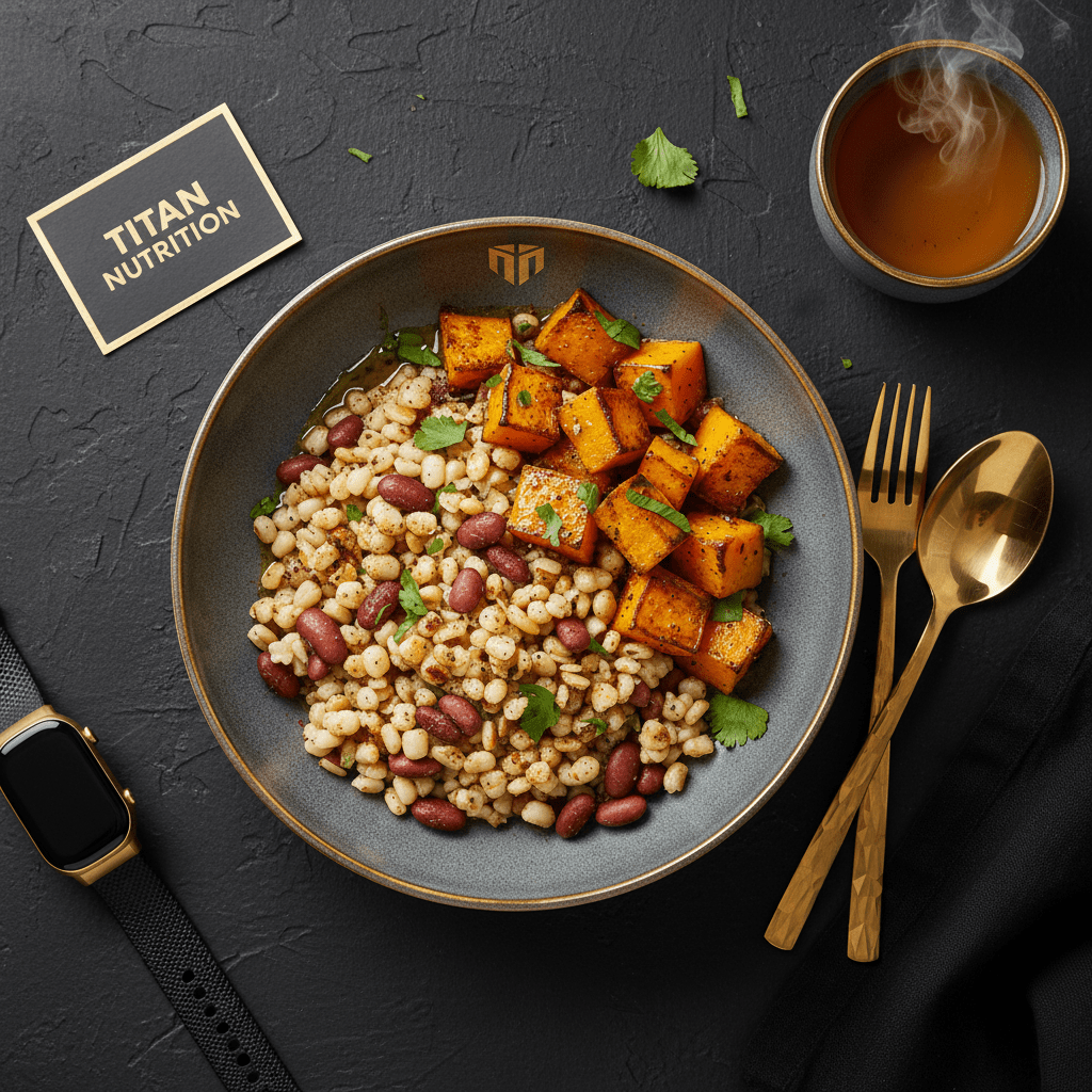 TITAN South African Vegan Umngqusho Samp & Beans Breakfast Bowl