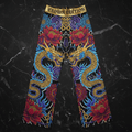 TITAN Crown Edition Tattoo Art Wide-Leg Pants Women's Athletic Bottoms
