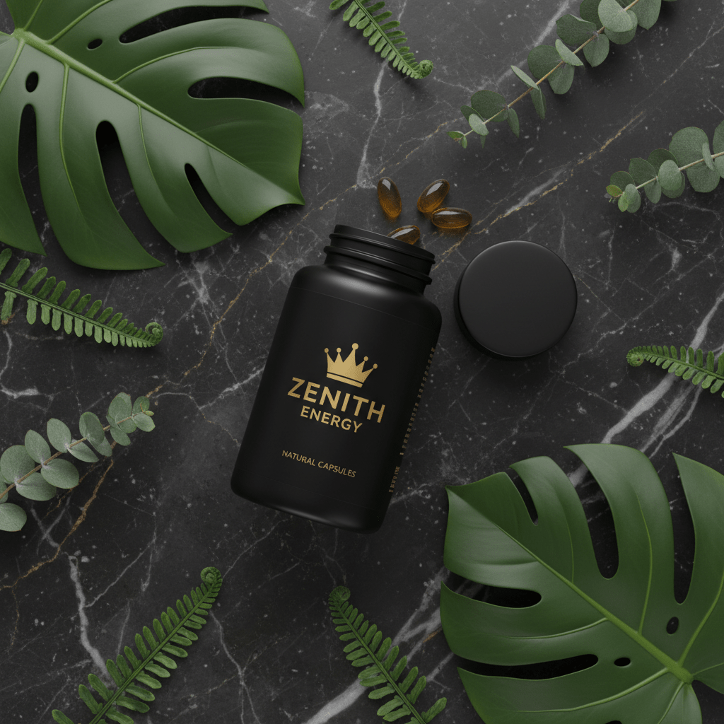 TITAN Natural Energy Capsules Crown SWAG Edition black gold glass bottle