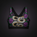 TITAN Crown Edition Women's Sports Bra — Serpent Goddess Tattoo Art