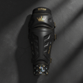TITAN Crown Edition Baseball Batter's Leg Guard Matte Black Gold
