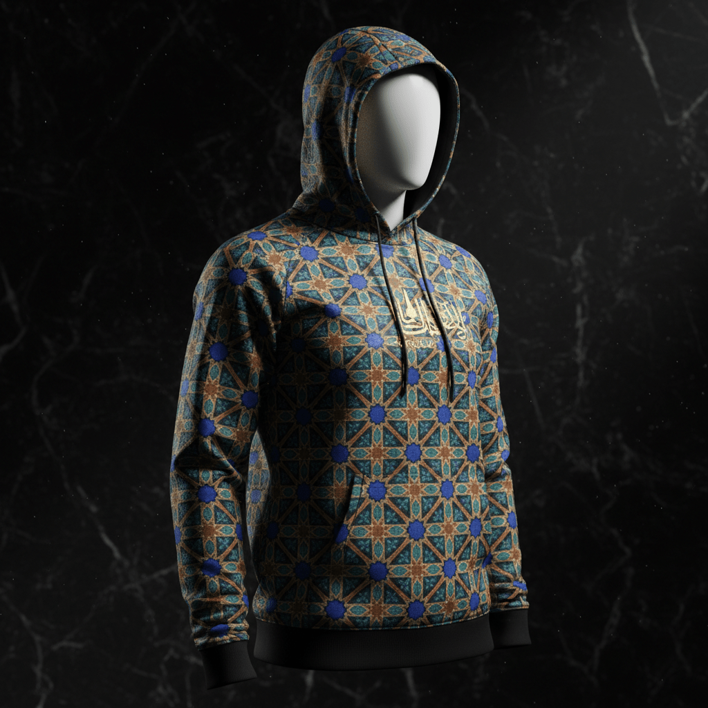 TITAN Moroccan Zellige Pullover Hoodie — Medina Edition