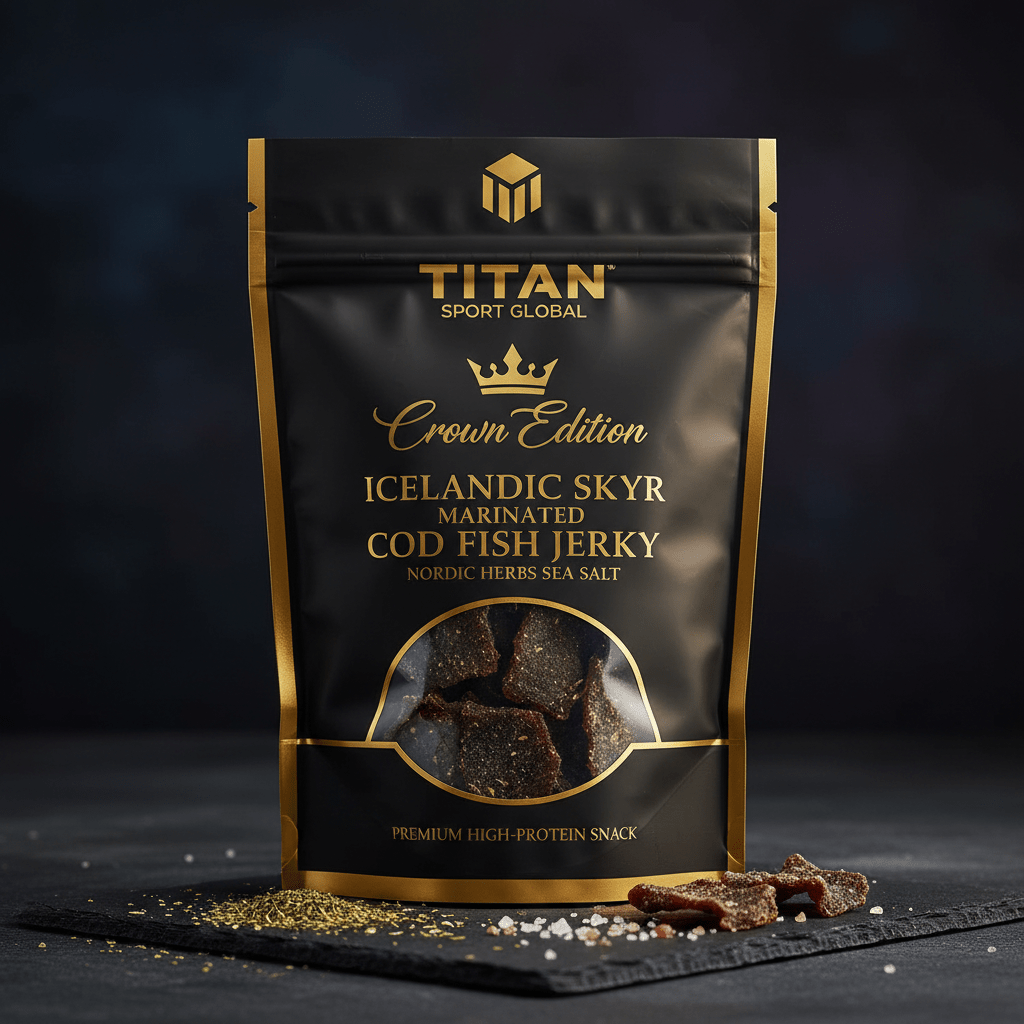 Icelandic Skyr Marinated Cod Jerky — TITAN SPORT GLOBAL