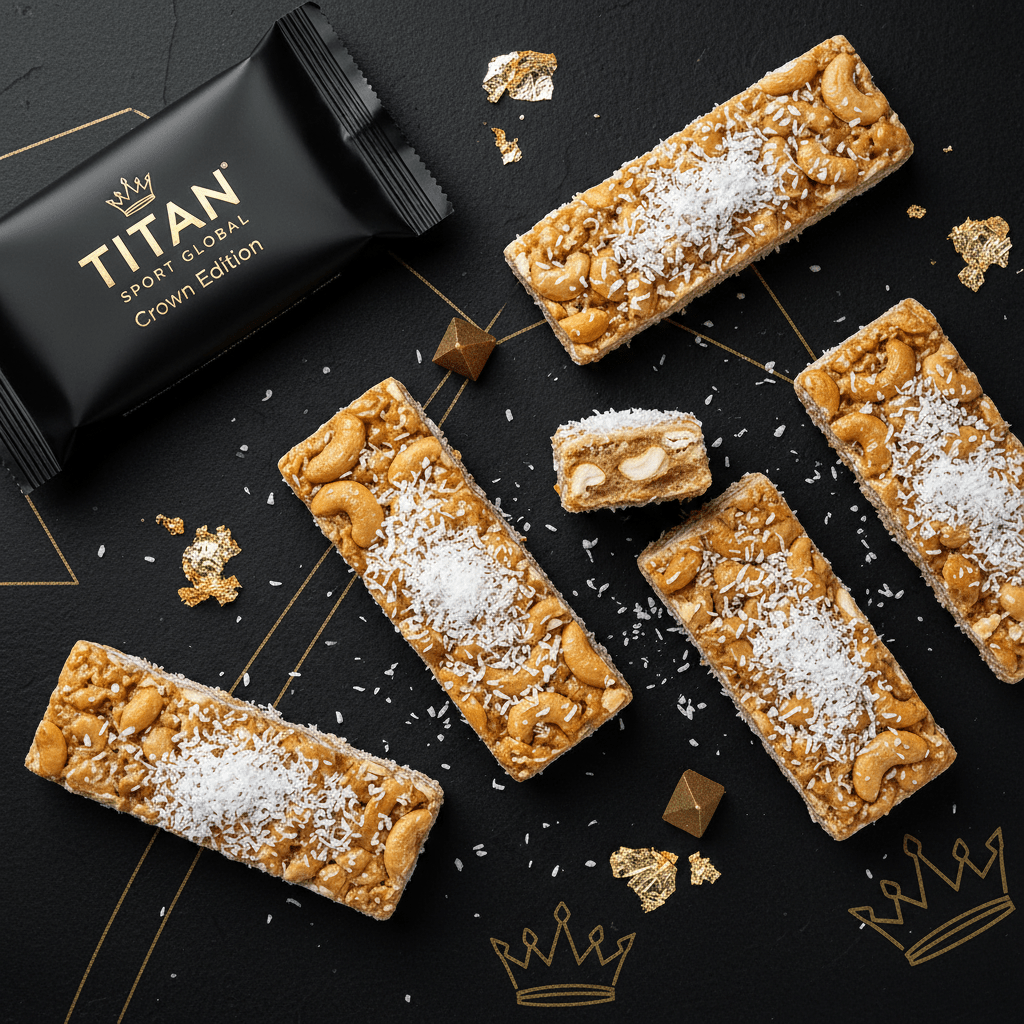 TITAN High-Protein Cashew & Coconut Crown Protein Bar