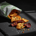 TITAN Protein Veggie Chips – Sea Salt, premium product photography