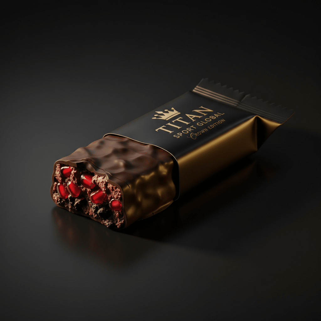 TITAN Crown Dark Chocolate Pomegranate Protein Bar - Crown Edition