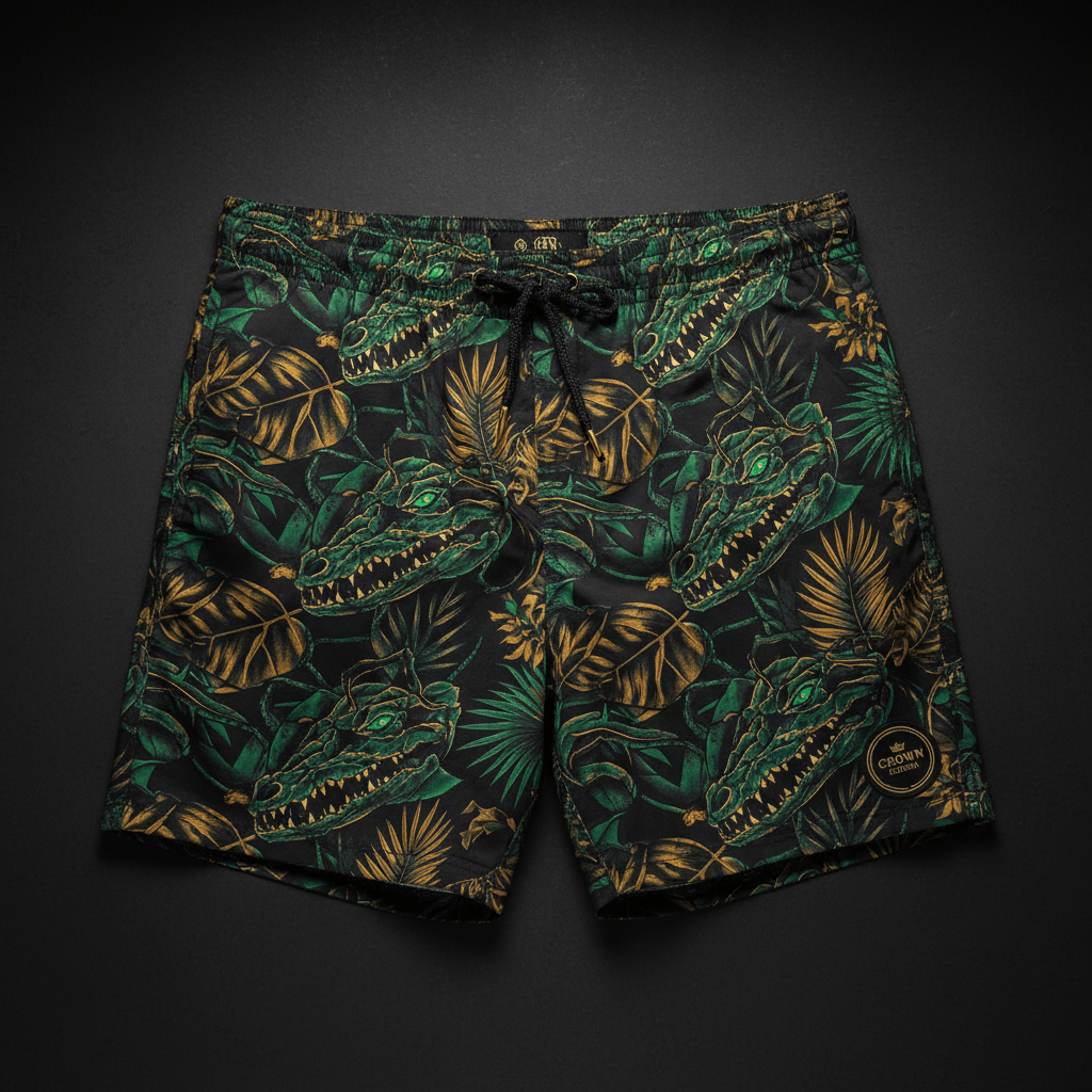 TITAN Men's Swim Trunks Jungle King Crown Edition