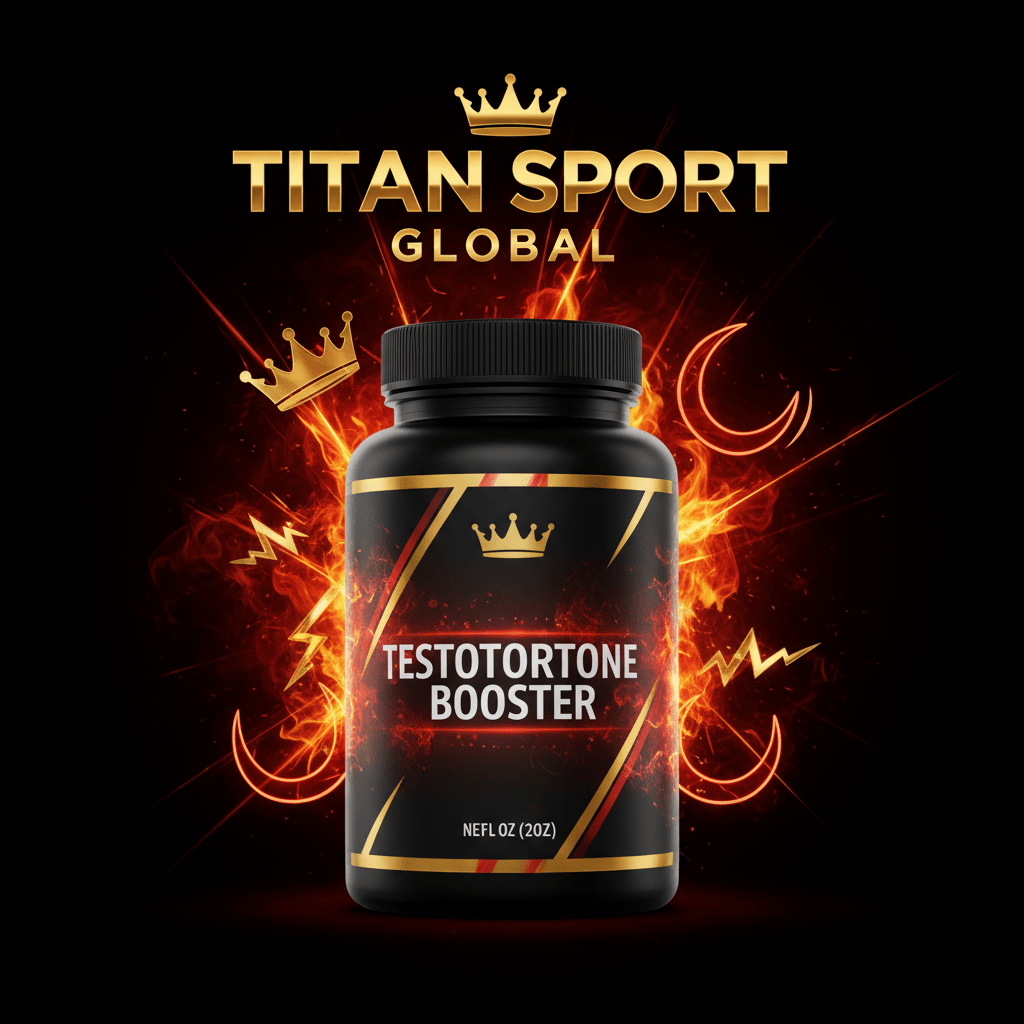 TITAN SPORT GLOBAL testosterone booster supplement bottle