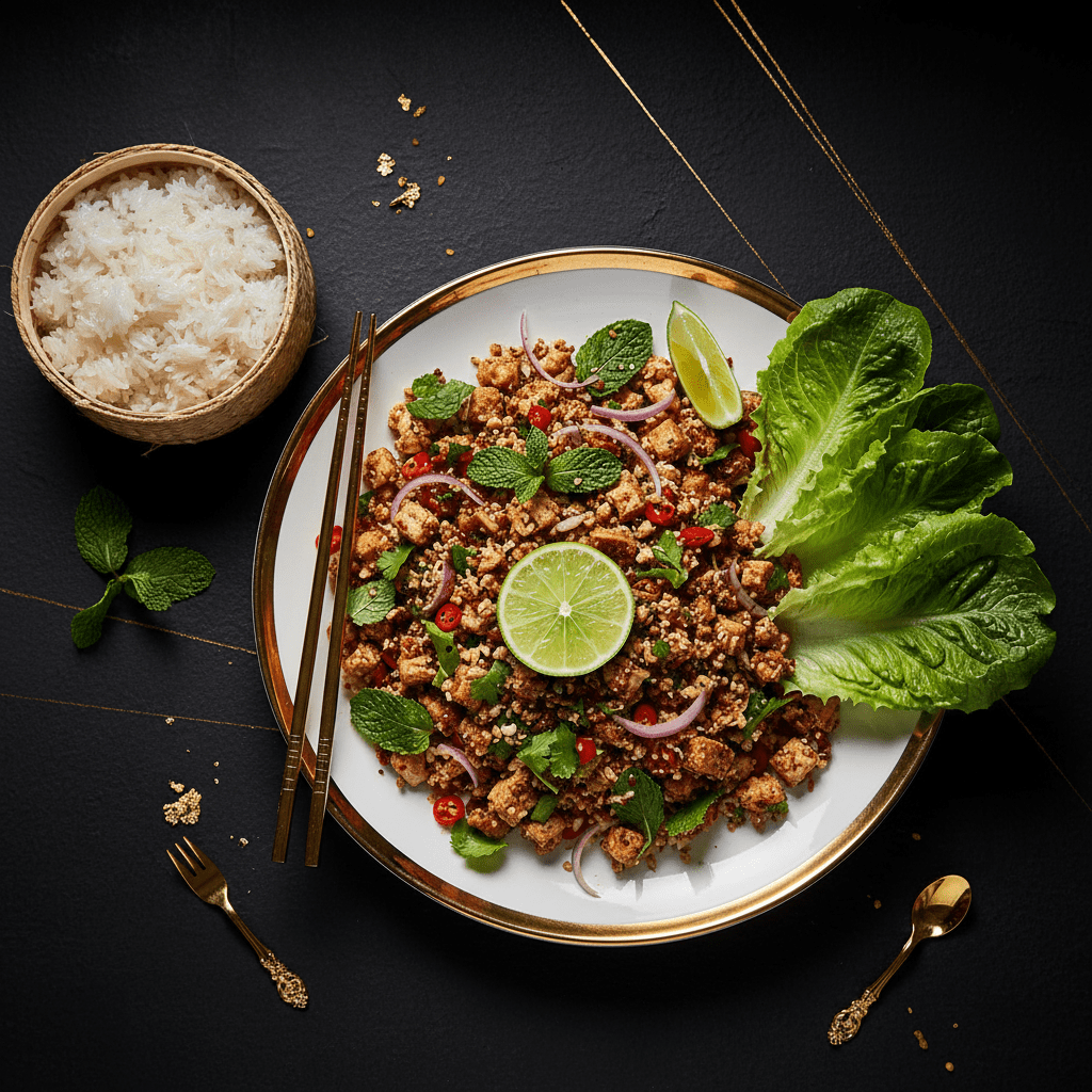 TITAN Laotian Larb Tofu Vegan Muscle Dinner