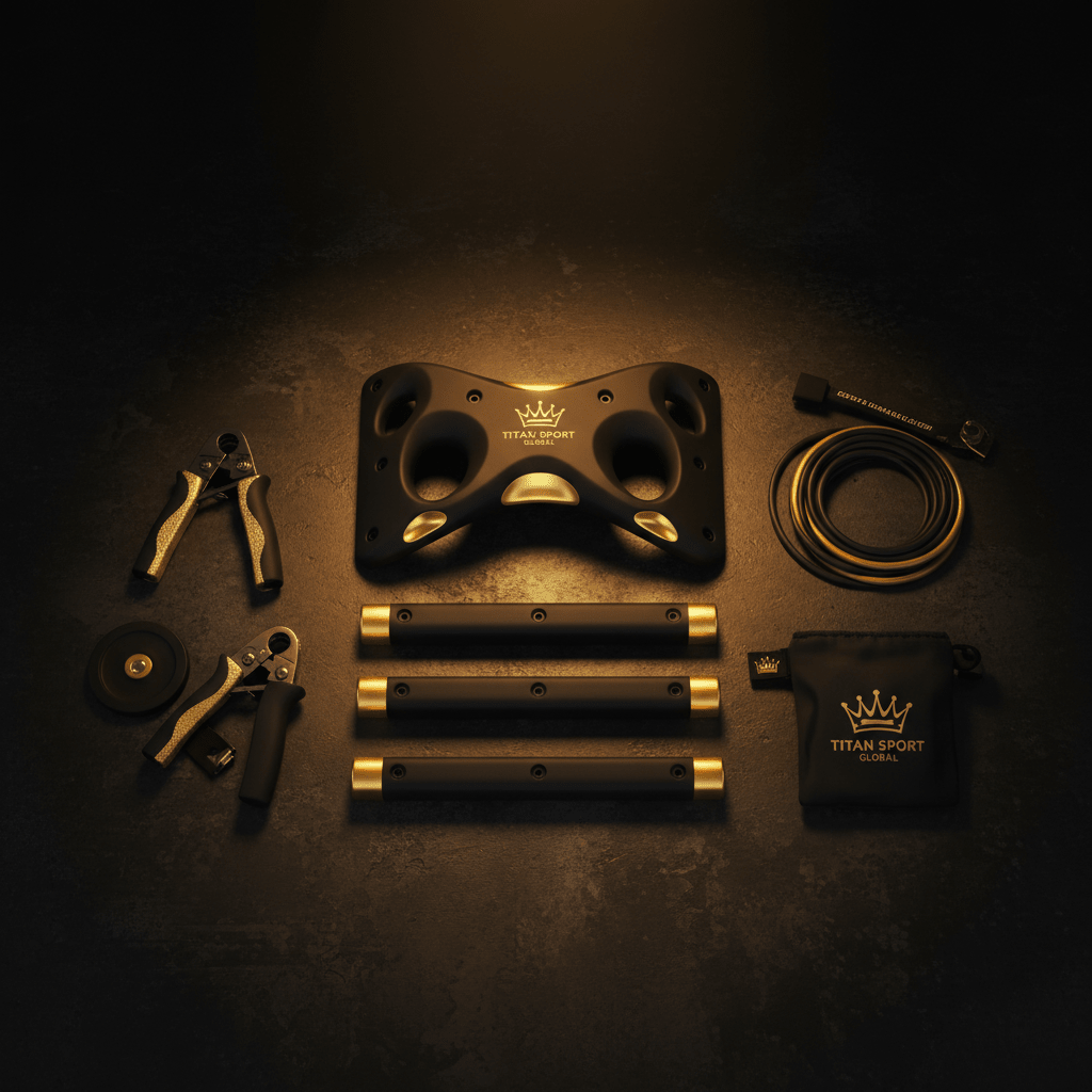 TITAN All-In-One Climber's Grip & Strength Home Gym Crown Edition