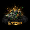 TITAN SPORT GLOBAL men's training shoes with luxury camo crown pattern