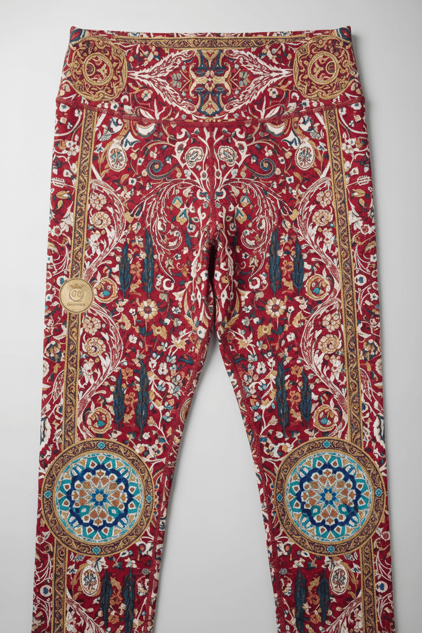 TITAN Women's Persian Paisley Arabesque Leggings — Shiraz Empress Edition