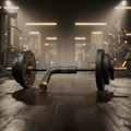 TITAN EZ Curl Bar & Weight Set Crown SWAG Edition black gold