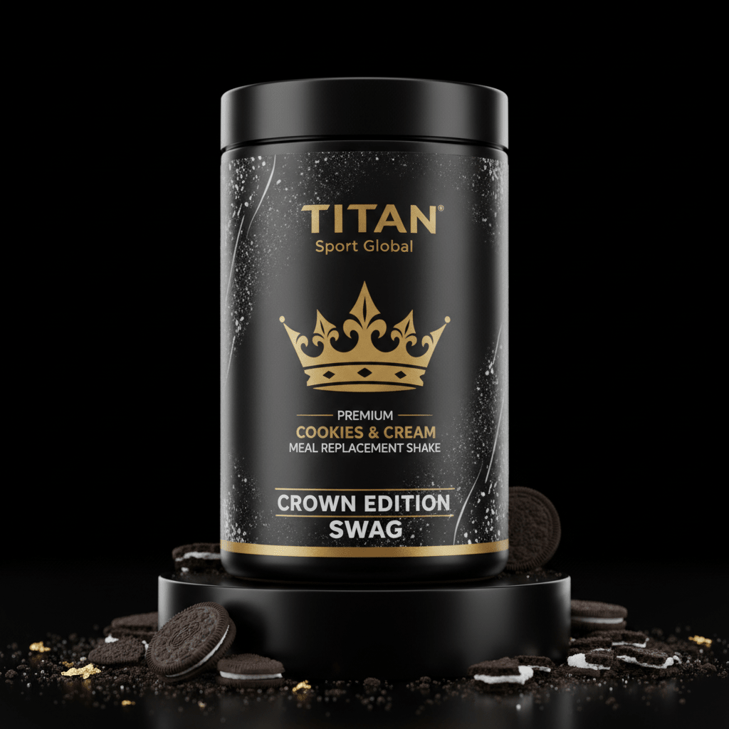 TITAN Meal Replacement Shake — Cookies & Cream Crown SWAG