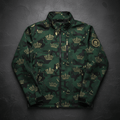 TITAN Men's Forest Camo Crown Softshell Jacket — Stealth King SWAG Edition