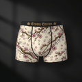 TITAN Crown Edition Women's Cozy Boxer Shorts — Cherry Blossom Empress Tattoo Art